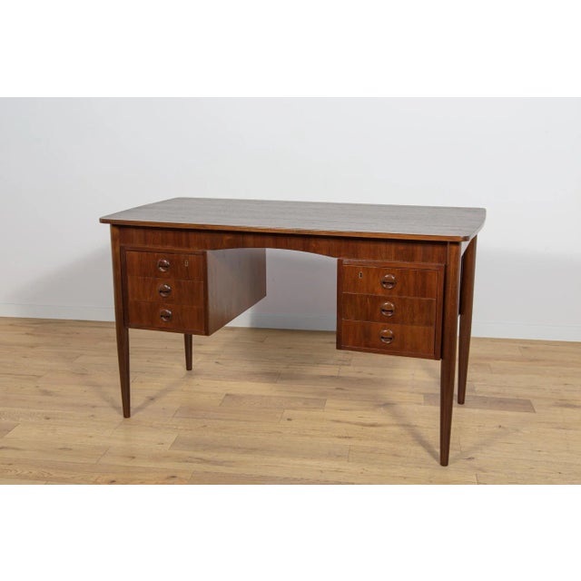 Mid-Century Modern Danish Freestanding Teak Desk, 1960s For Sale - Image 18 of 18