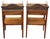 Wood intage Mahogany Georgian Revival Bedside Tables, 1950s, Set of 2 For Sale - Image 7 of 9
