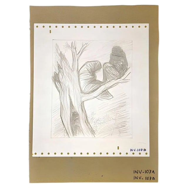 Leo Guida, On the Three, Drawing, 1970s For Sale