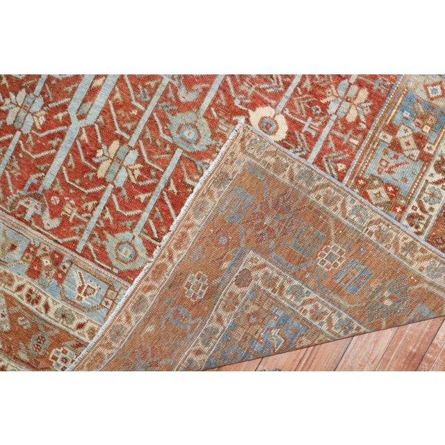 Early 20th Century Zabihi Collection Tribal Persian Square Accent Rug - 5'3" x 6'8" For Sale - Image 9 of 10
