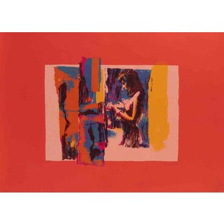 Nicola Simbari, Woman I, 1970s, Screen Print For Sale