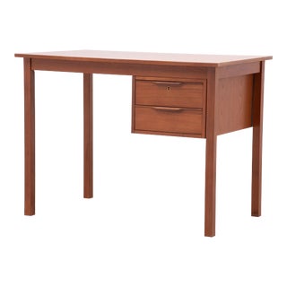 Danish Teak Bent Silberg Mobler Writing Desk For Sale