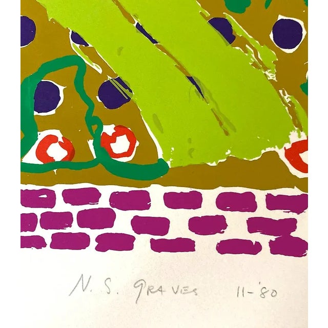 Nancy Graves "Untitled" Serigraph For Sale - Image 4 of 5