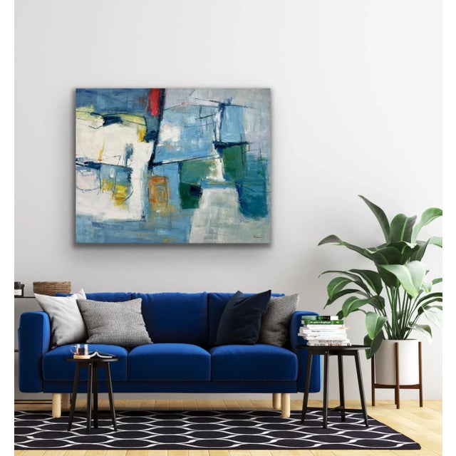 2020s Contemporary Abstract Original Oil Painting For Sale - Image 5 of 12