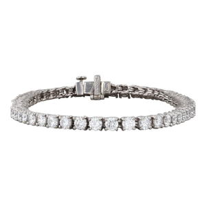 5.60ctw Vs2 Diamond Tennis Bracelet 950 Platinum 6.75" 3.1mm D Vatche
