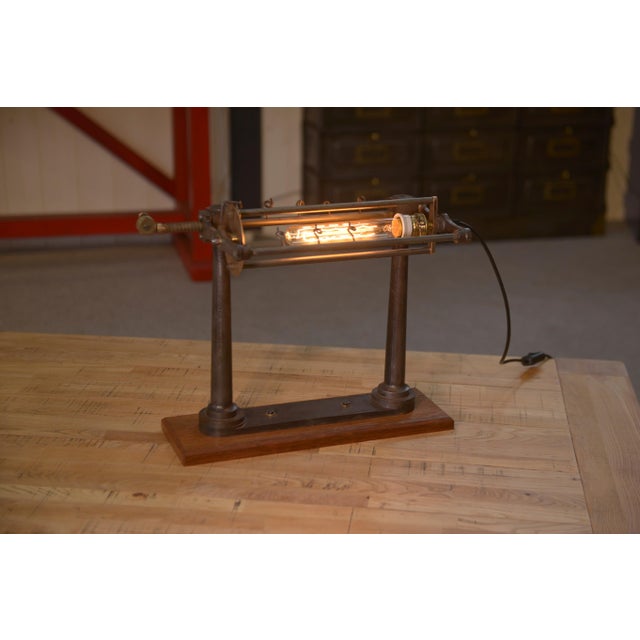 Industrial Loom Lamp, 1950s For Sale - Image 9 of 12