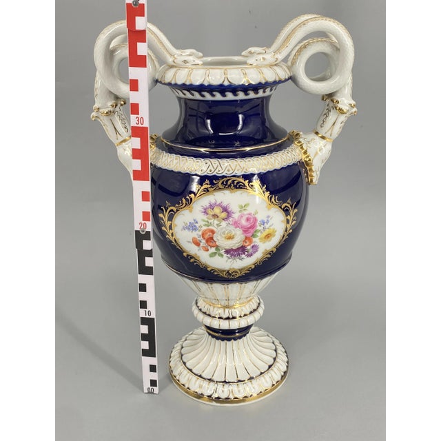Vase by Ernst August Leuteritz for Meissen Porcelain, 1860 For Sale - Image 13 of 14