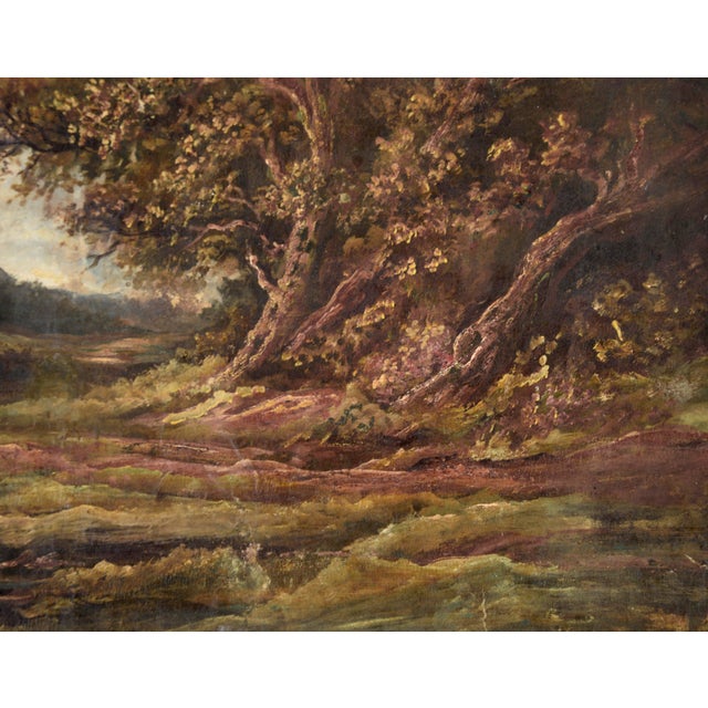 Late 1800s Naturalist Country Scene in Gouache on Paper For Sale In Monterey, CA - Image 6 of 8