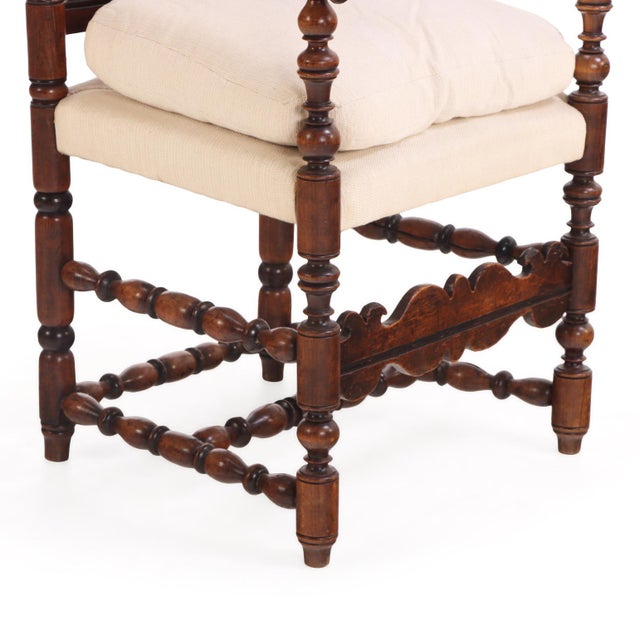 French Arts & Crafts Turned Armchair, 19th C. For Sale - Image 9 of 9