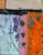 Abstract Christiane Corcelle "Friday Night Swing" Mixed Media on Cradled Board, Small Colorful Abstract Painting in Blue, Orange and Pink, 2025 For Sale - Image 3 of 8