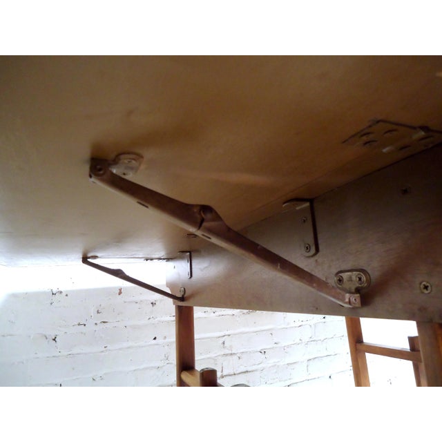 1960s Mid-Century Modern Drop Leaf Table For Sale - Image 10 of 11