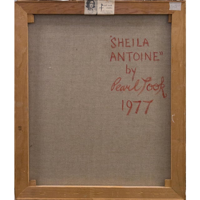 'Sheila Antoine With Afro' by Pearl Took, 1977, Sir John Cass, Otis Art Institute, California For Sale In Monterey, CA - Image 6 of 8