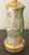 Vintage Botanical Reverse-Decoupage Glass Table Lamp With Pierced Brass Base For Sale In Washington DC - Image 6 of 12