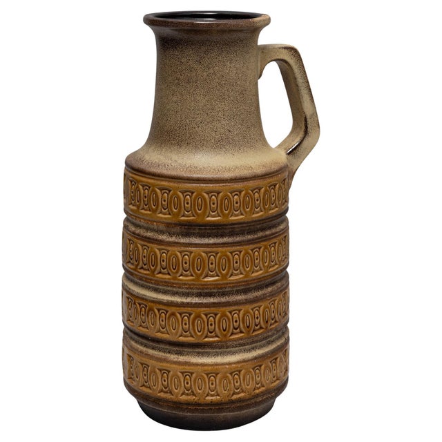 20th Century German 'W. Germany' Ceramic Vase For Sale - Image 9 of 18