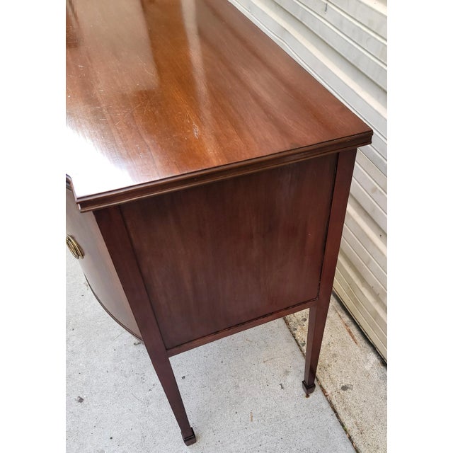 Early 20th Century Sheraton Style Mahogany Sideboard For Sale - Image 12 of 13