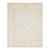 Hand-Knotted Modern Peshawar Wool Rug – Muted Light Blue & Cream Floral Design For Sale