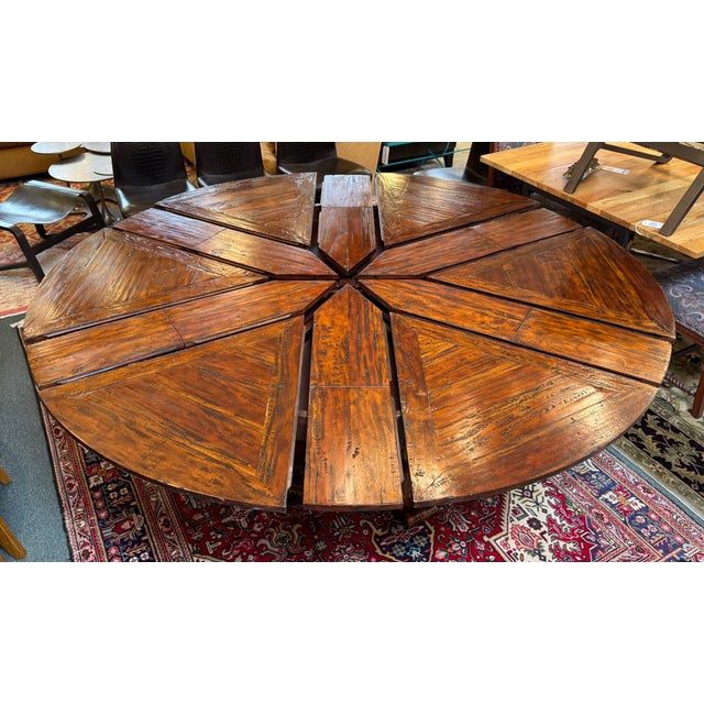 Design Plus Gallery presents a Walnut Wood Jupe Dining Table by Theodore Alexander for Castle Bromwich. This piece is...