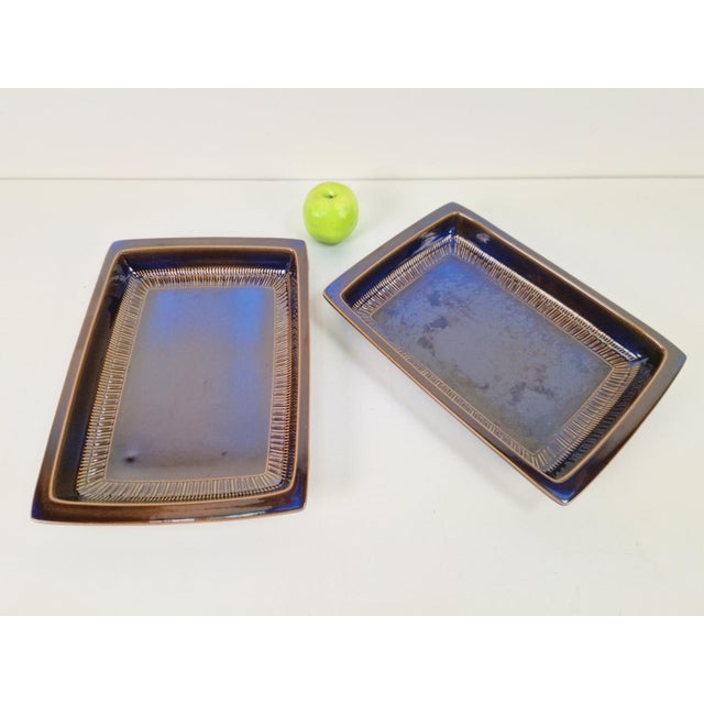 Vintage Swedish Oven Dish by Berit Ternell for Gefle, 1960, Set of 2 For Sale - Image 6 of 12