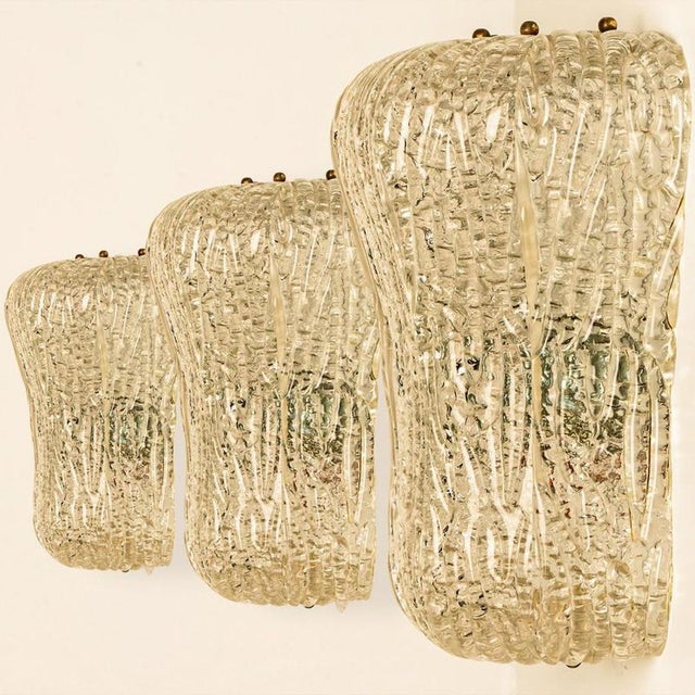 Glass Wall Sconces from Barovier & Toso, Italy, 1940s For Sale - Image 4 of 15