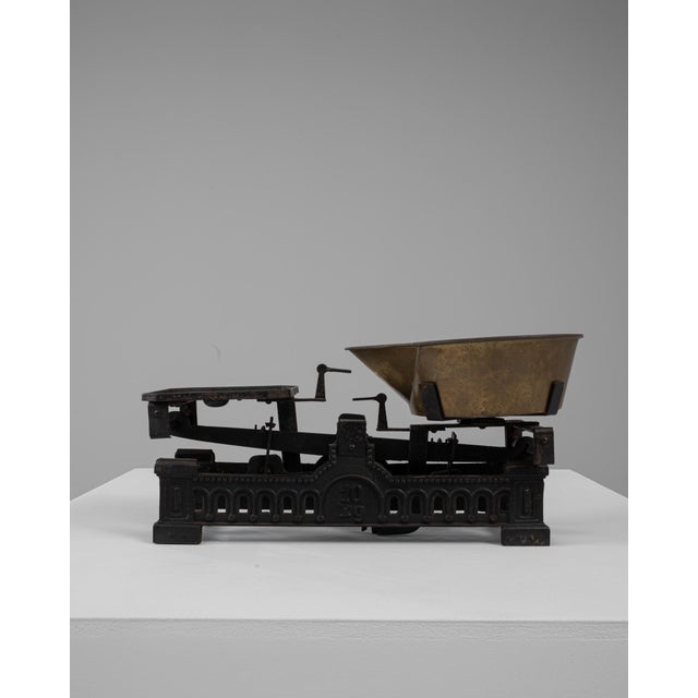 19th Century French Iron & Brass Scale For Sale - Image 10 of 18