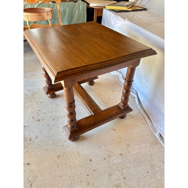 French 19th Century French Walnut Side Table For Sale - Image 3 of 13