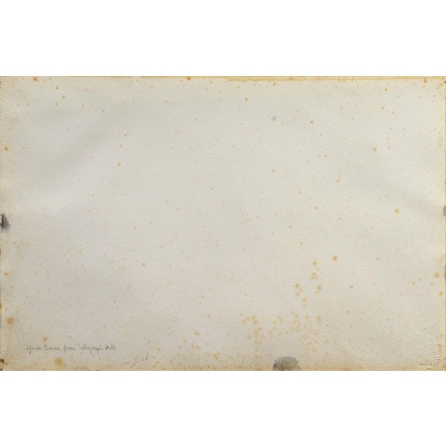 'View of Yerba Buena From Telegraph Hill, San Francisco' by Carl Niederer, 1965 For Sale - Image 10 of 11