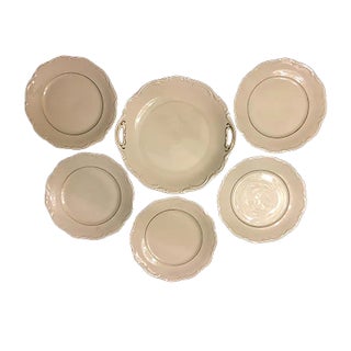 Porcelain Mitterteich Cymbal Set, 1940s, Set of 6 For Sale