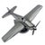 1940s 1940s Art Deco Chrome Propeller P-51a Mustang Airplane Table Lighter by Hamilton For Sale - Image 5 of 10