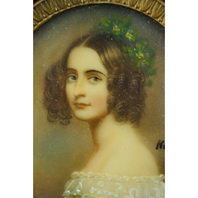 Herme and Says, Miniatures, 1900s, Cellulose, Framed, Set of 2 For Sale - Image 12 of 18