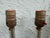 Vintage Cut Crystal Boudoir Table Lamps – Pair With Diamond Point Columns & Eagle Sockets For Sale - Image 4 of 11