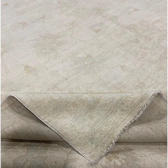 Traditional Handwoven Oushak Style Area Rug 12’1″ X 17’9″ For Sale - Image 3 of 13