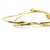 Modern Late 20th Century Pair of Tiffany & Co., Elsa Peretti, 18k Yellow Gold Large Open Heart Hoop Earrings For Sale - Image 3 of 7