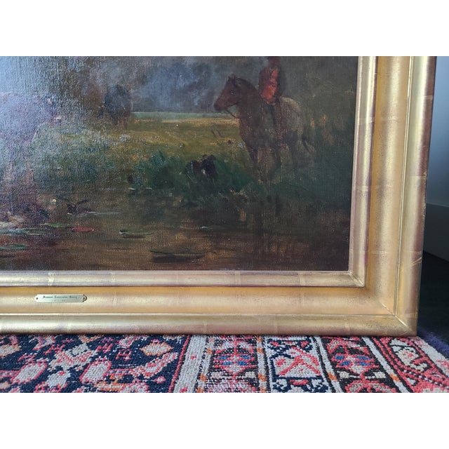 Samuel Lancaster Gerry Antique 19th Century Oil Painting White Mountains Landscape For Sale - Image 14 of 17