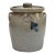 Vintage Salt Glaze Handmade Lidded Rowe Pottery Crock For Sale