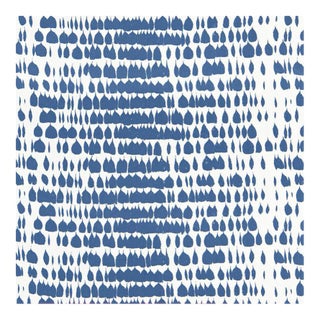 Sample, Schumacher Queen of Spain Fabric in Water For Sale