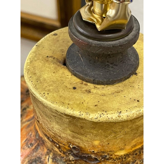 1960s Ceramic Volcanic Lava Lamp For Sale - Image 12 of 13