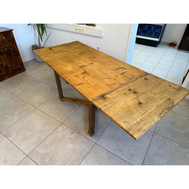 Burgenland Rustic Farmhouse Dining Table in Wood For Sale - Image 10 of 11
