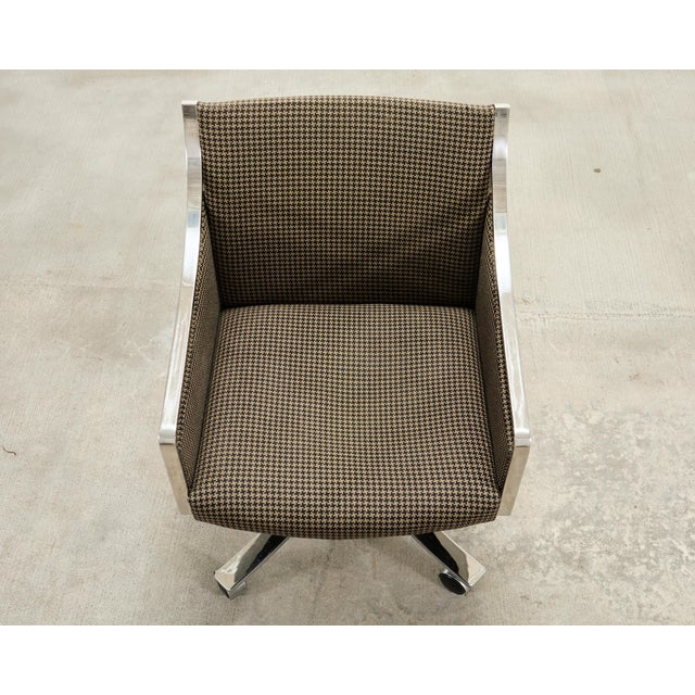 Bert England Office Swivel Steel Desk Armchair for Stow Davis For Sale In Sacramento - Image 6 of 18