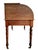Late 19th Century Victorian Tambour Roll-Top Maple and Brass Desk For Sale - Image 5 of 13