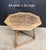 Carved Oak Cricket Table, 1910 For Sale - Image 6 of 11