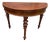Antique Louis Philippe Style Flip Top /Folding Top Demi Lune Expanding Console Table For Sale