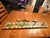 1990s Sticks Sarah Grant 1997 Folk Art 36” Coat Rack Wall Hooks Hand Painted For Sale - Image 5 of 11