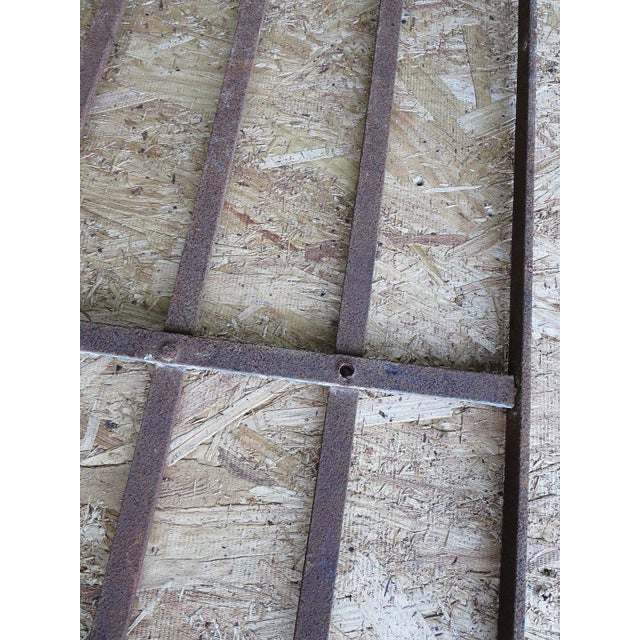 Victorian Iron Fence Pieces - A Pair For Sale In Philadelphia - Image 6 of 8