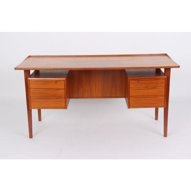 Danish Teak Desk from Peter Løvig Nielsen, 1960s For Sale - Image 10 of 10