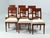 Wood Directoire Dining Chairs, Set of 6 For Sale - Image 7 of 15