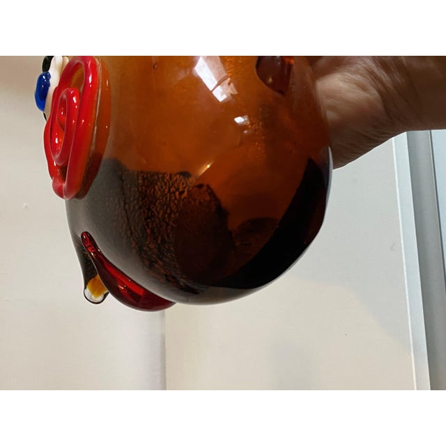 Murano Glass Fish Head Vase, 1980s For Sale - Image 6 of 18