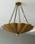 Brass Handmade European Style Pure Brass Scalloped Pendant Light. For Sale - Image 8 of 10