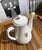 Digoin & Sarreguemines Vintage French Sarreguemines-Digoin “Cantaloup” Floral Coffee Set, Coffee Pot & 10 Cups - 11 pcs For Sale - Image 4 of 6