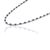 Certified 14k White Gold Natural 10.52ct Blue Sapphire & Diamond Tennis Necklace For Sale In New York - Image 6 of 15