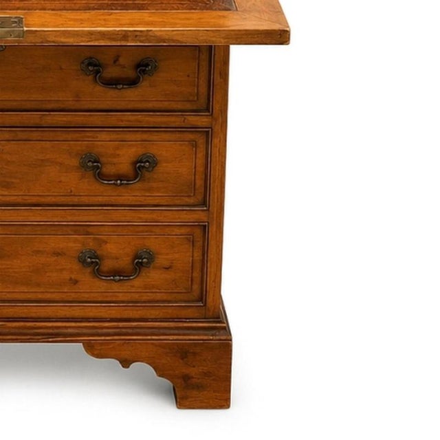 Abattant Secretary in Mahogany Root For Sale - Image 5 of 6